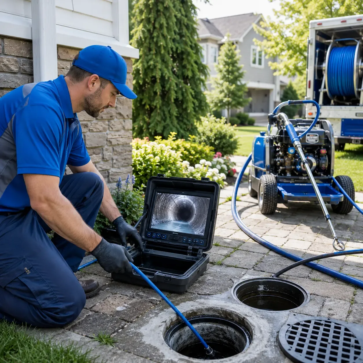 Outdoor drain cleaning professionals serving Roseland, VA